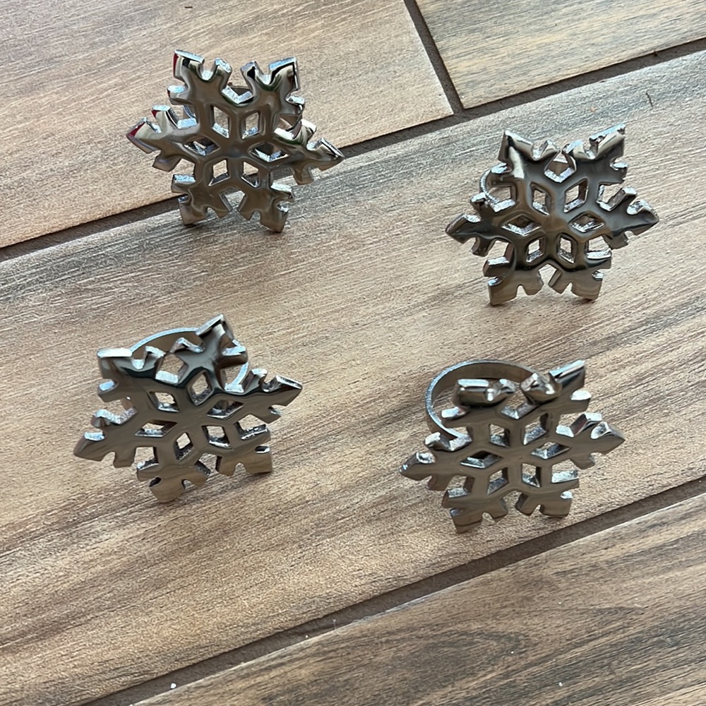 Christmas Snowflake ❄️ Napkin Rings